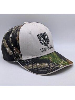 Dodge Ram Camouflage Camo Adjustable Strap Back Cap Hat Hunting Outdoors Trucks